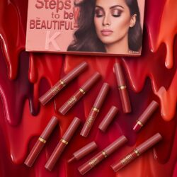 K-BEAUTY Matte Nude + Pink Liquid Lipstick Set - 12 Stunning Shades | Long-Lasting, Lightweight